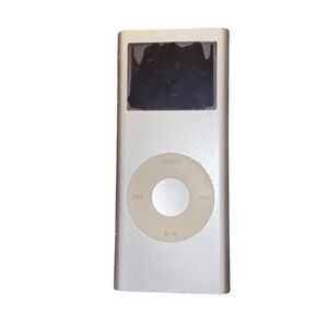 Apple iPod Nano 2nd Gen 4GB Silver A1199 MP3 Player Untested For Parts Repair